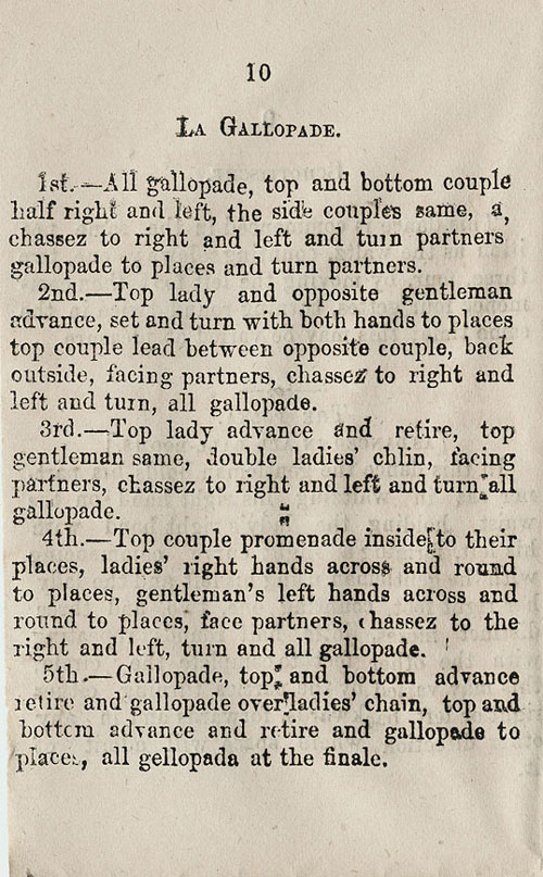The Gallopade, The Ball-Room Guide