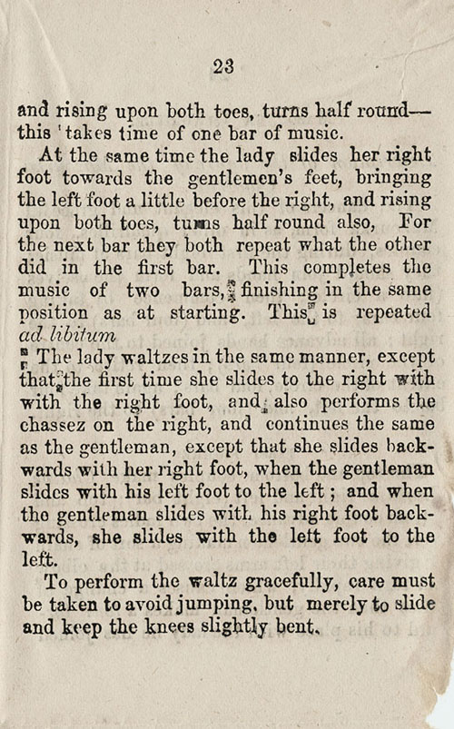 Page 2 of 2 The Common Waltz, The Ball-Room Guide