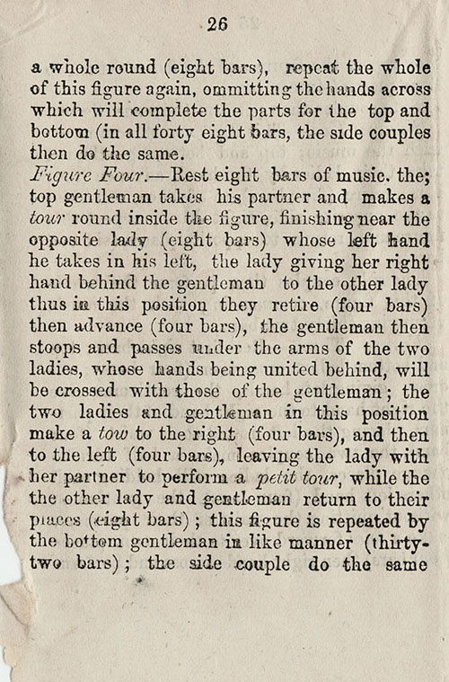 Page 3 of 4,  The Mazourka Quadrille, The Ball-Room Guide