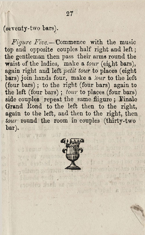 Page 4 of 4,  The Mazourka Quadrille, The Ball-Room Guide