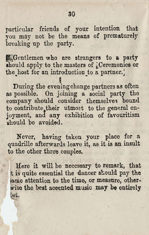 Page 3 of 4,  Etiqette of the Ballroom, The Ball-Room Guide
