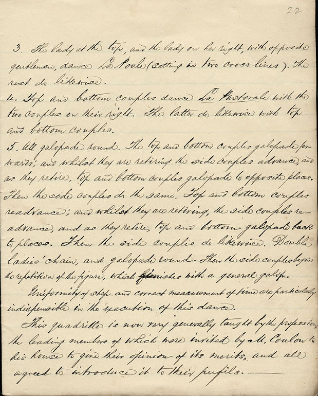 Page 2 of 2, Coulow's or Double Quadrille