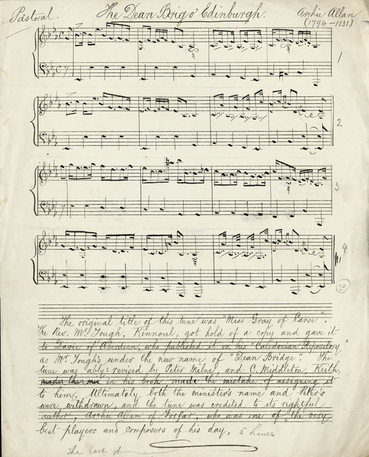 The Dean Brig o' Edinburgh