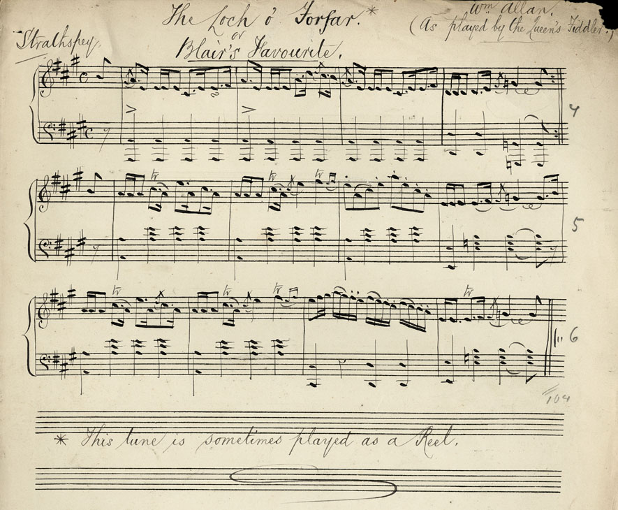 The Loch o' Forfar or Blair's Favourite