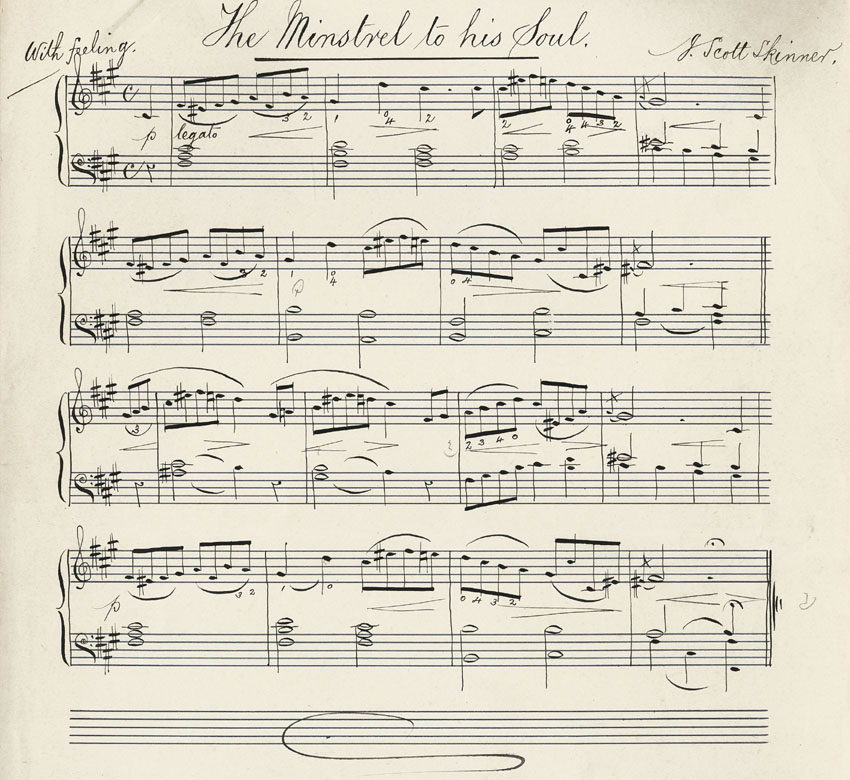 The Minstrel to his Soul