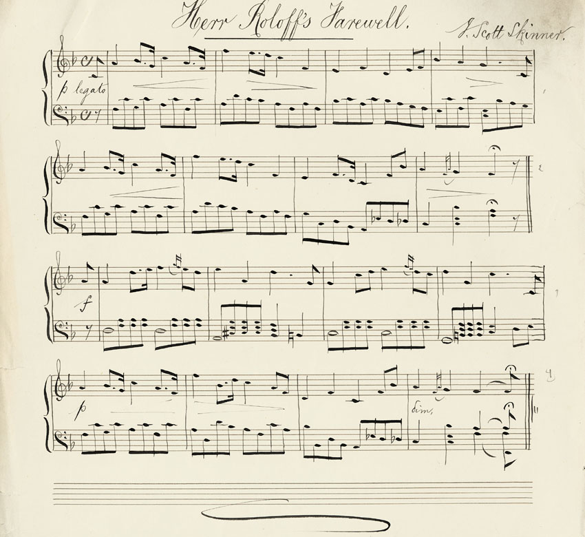 Herr Roloff's Farewell