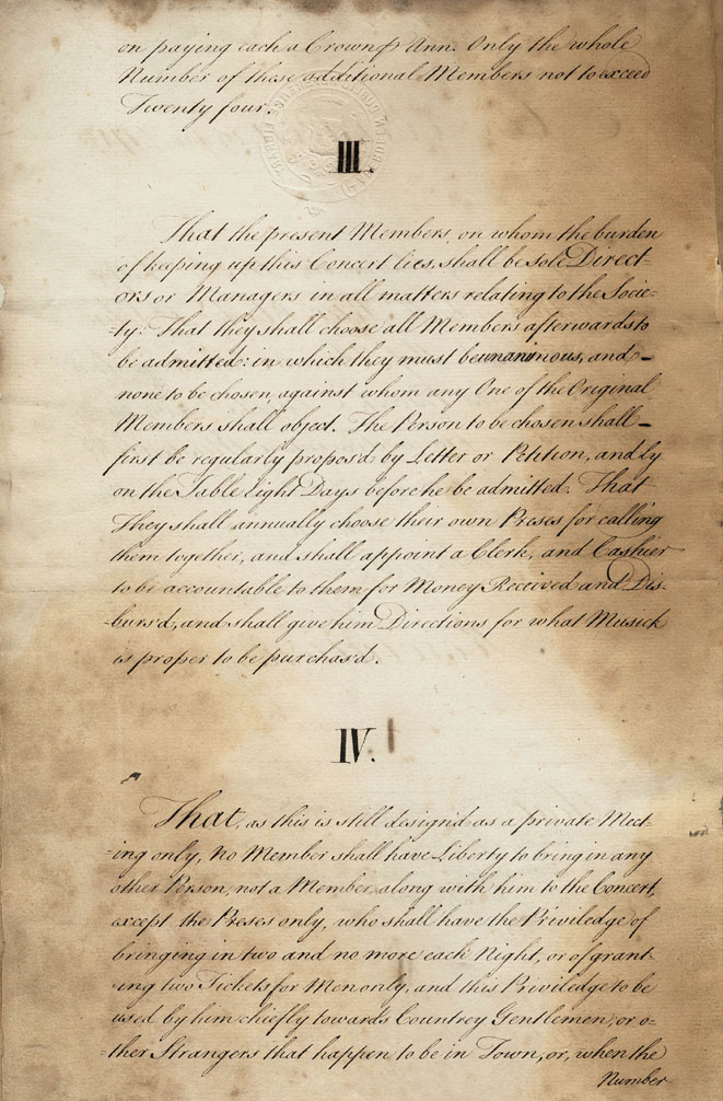 Page 2 of 4, Resolutions of the original Aberdeen Musical Society