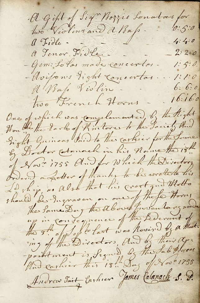 Page 4 of 5, Aberdeen Musical Society, Inventory