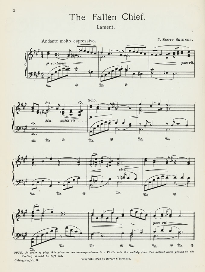 The Fallen Chief, page 1 of 2