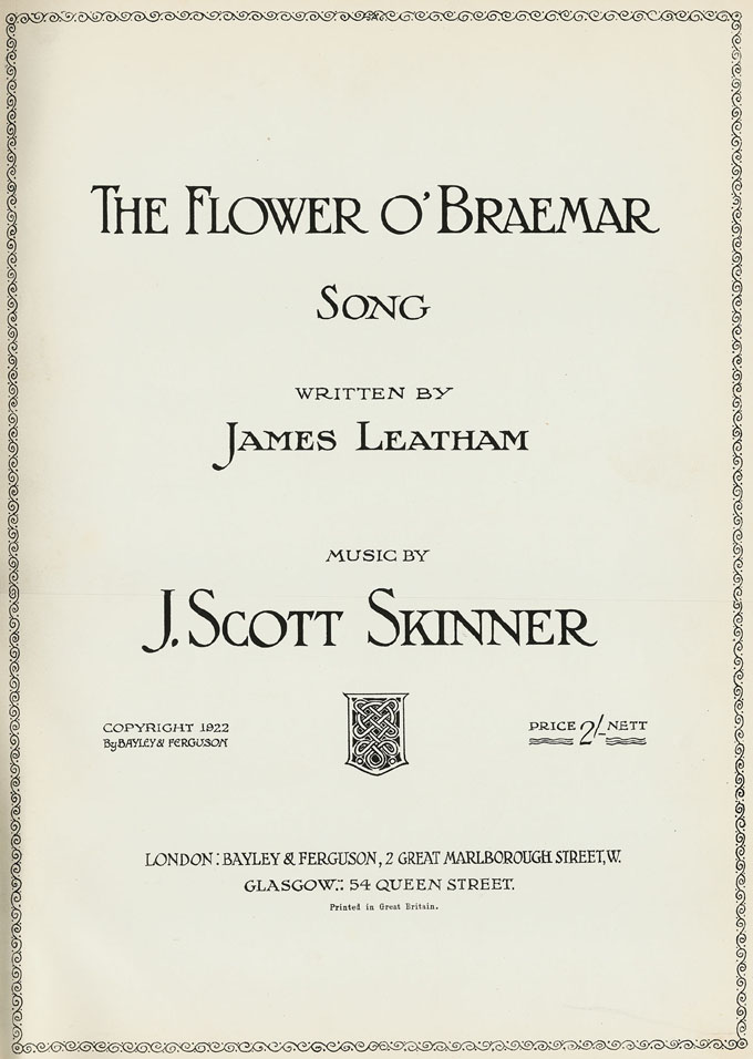 The Flower o' Braemar, page 1 of 5