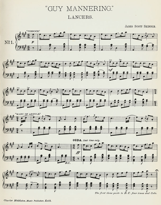 Guy Mannering Lancers, Figure 1 