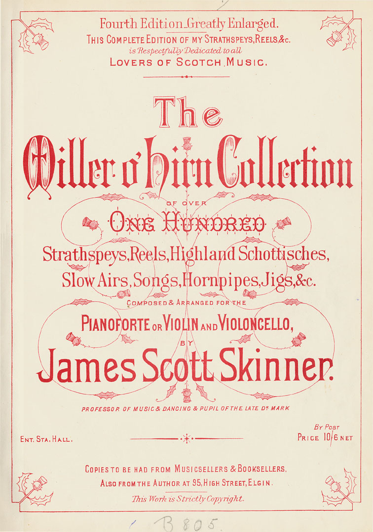 Title page, The Miller o' Hirn Collection
