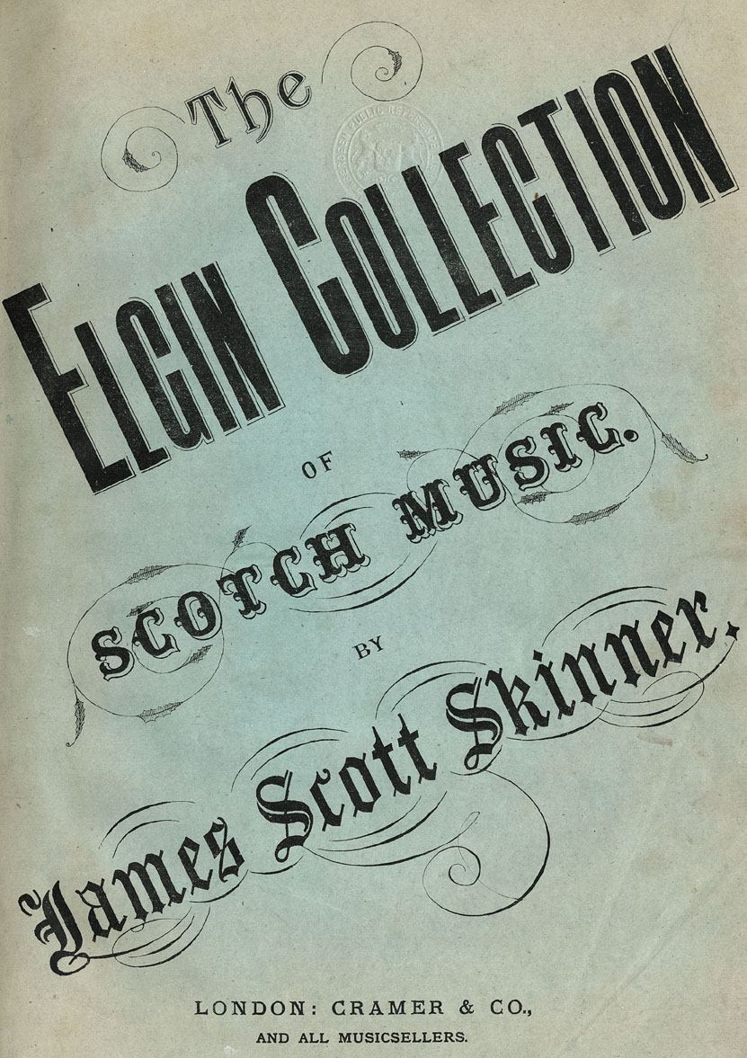 Title page, The Elgin Collection