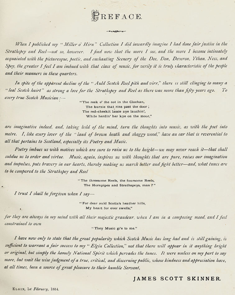 Preface, The Elgin Collection