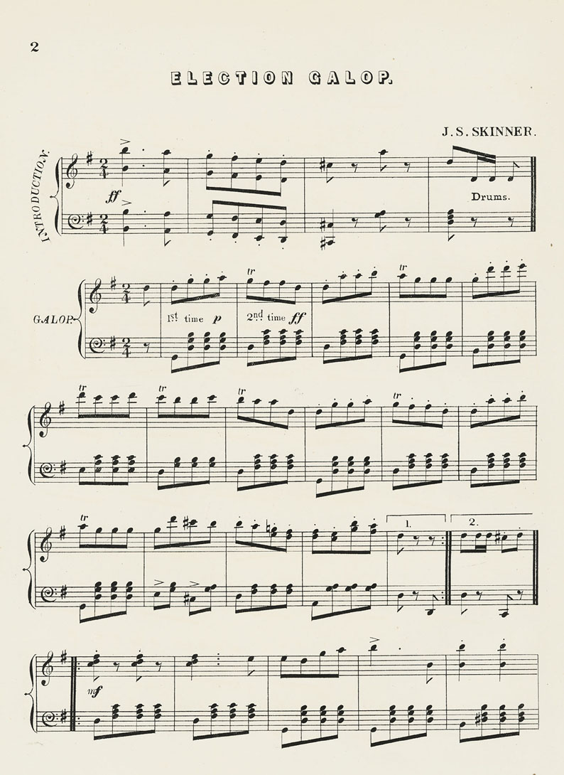 Page 2 of 5, The Election Galop