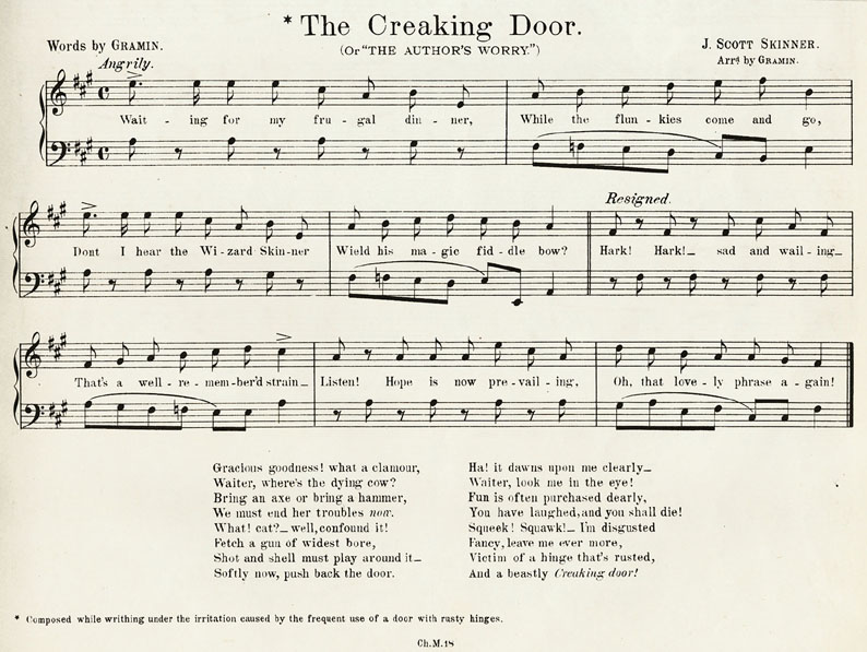 The Creaking Door (or 'The Author's Worry')