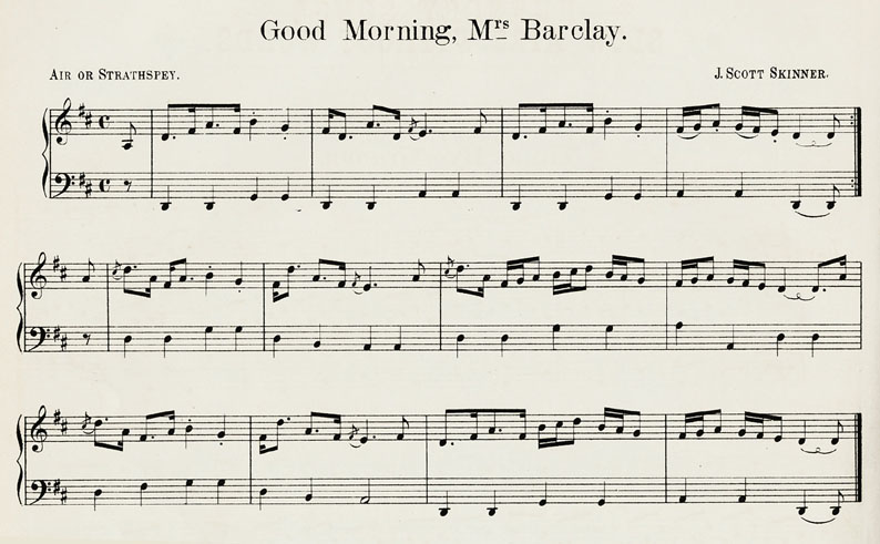 Good Morning Mrs Barclay