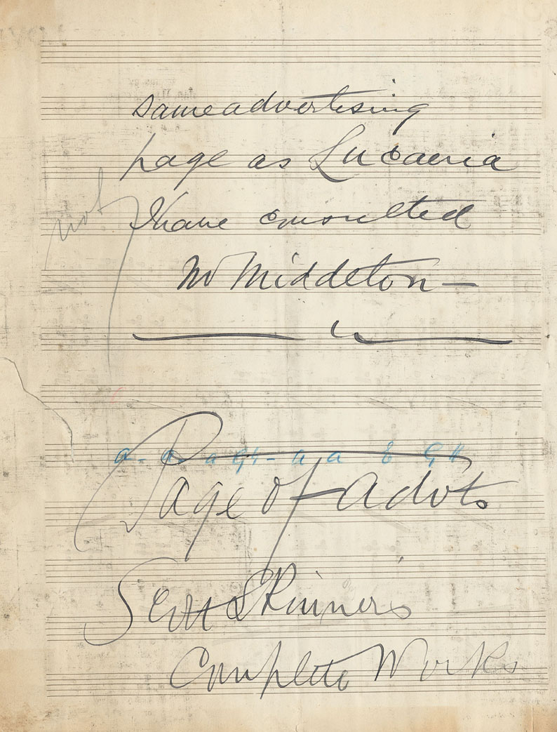 Adverts page, The Loved Ones