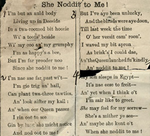 Words, She Noddit to Me