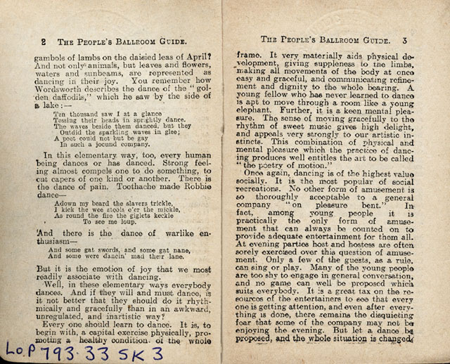 Pages 2 and 3 of the introduction to Skinners The People's Ball Room Guide