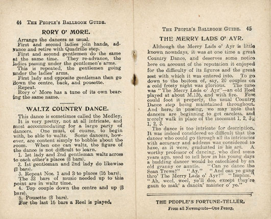 Rory o' More, Waltz Country Dance, The Merry Lads o' Ayr