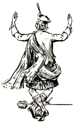 Sword Dance Illustration taken from the Illustrated Guide to the National Dances of Scotland (JSS0386)