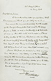 Letter to PJ Anderson from William Walker