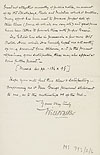 Page 3 of 3, Letter from William Walker to P J Anderson