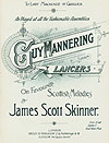 Guy Mannering Lancers, title page