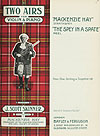 Two Airs for Violin and Piano, Mackenzie Hay and Spey in a Spate, title page