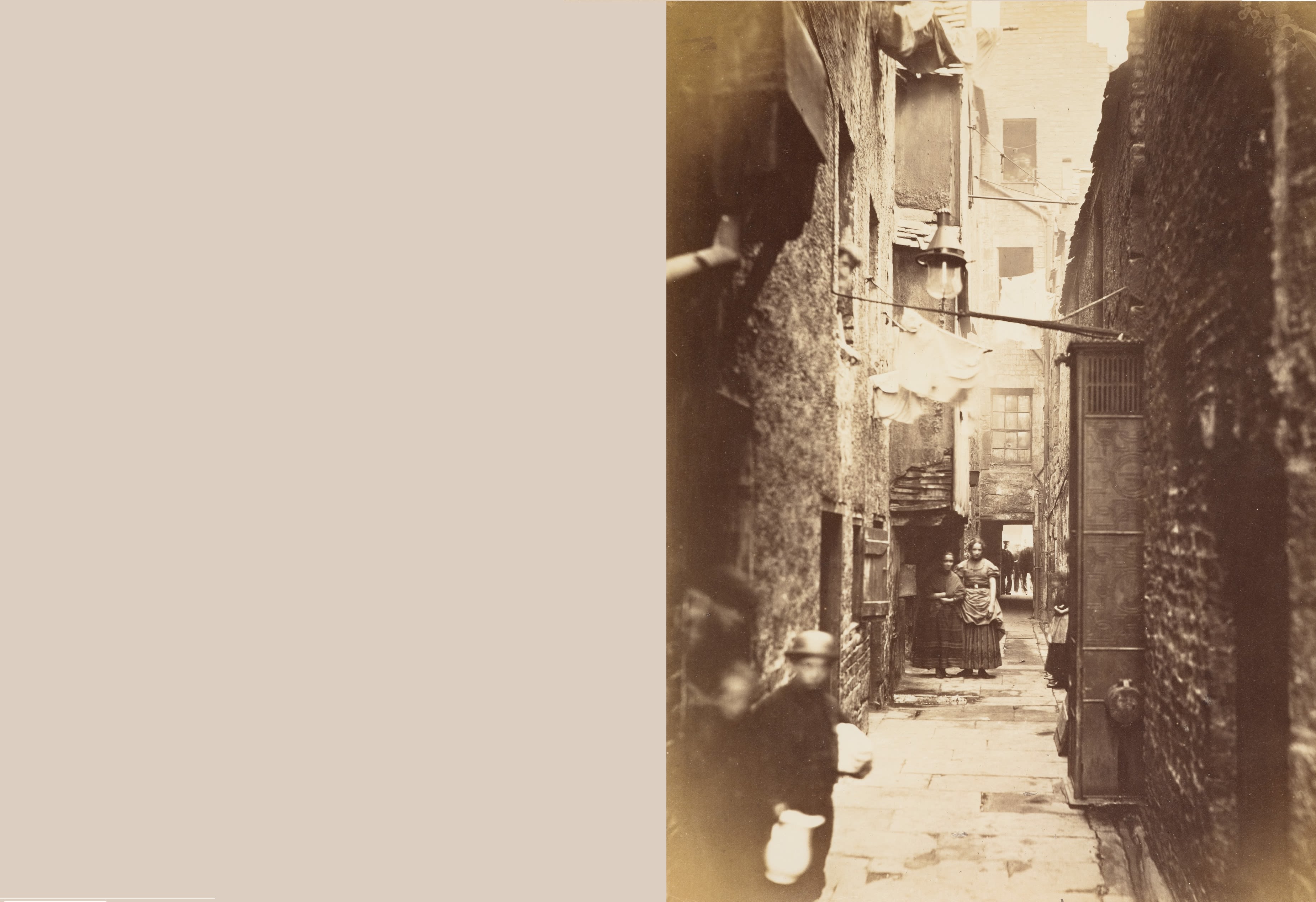 Thomas Annan captured the Glasgow slums shortly before Boyd Orr began work as a teacher for the authority (National galleries Scotland)