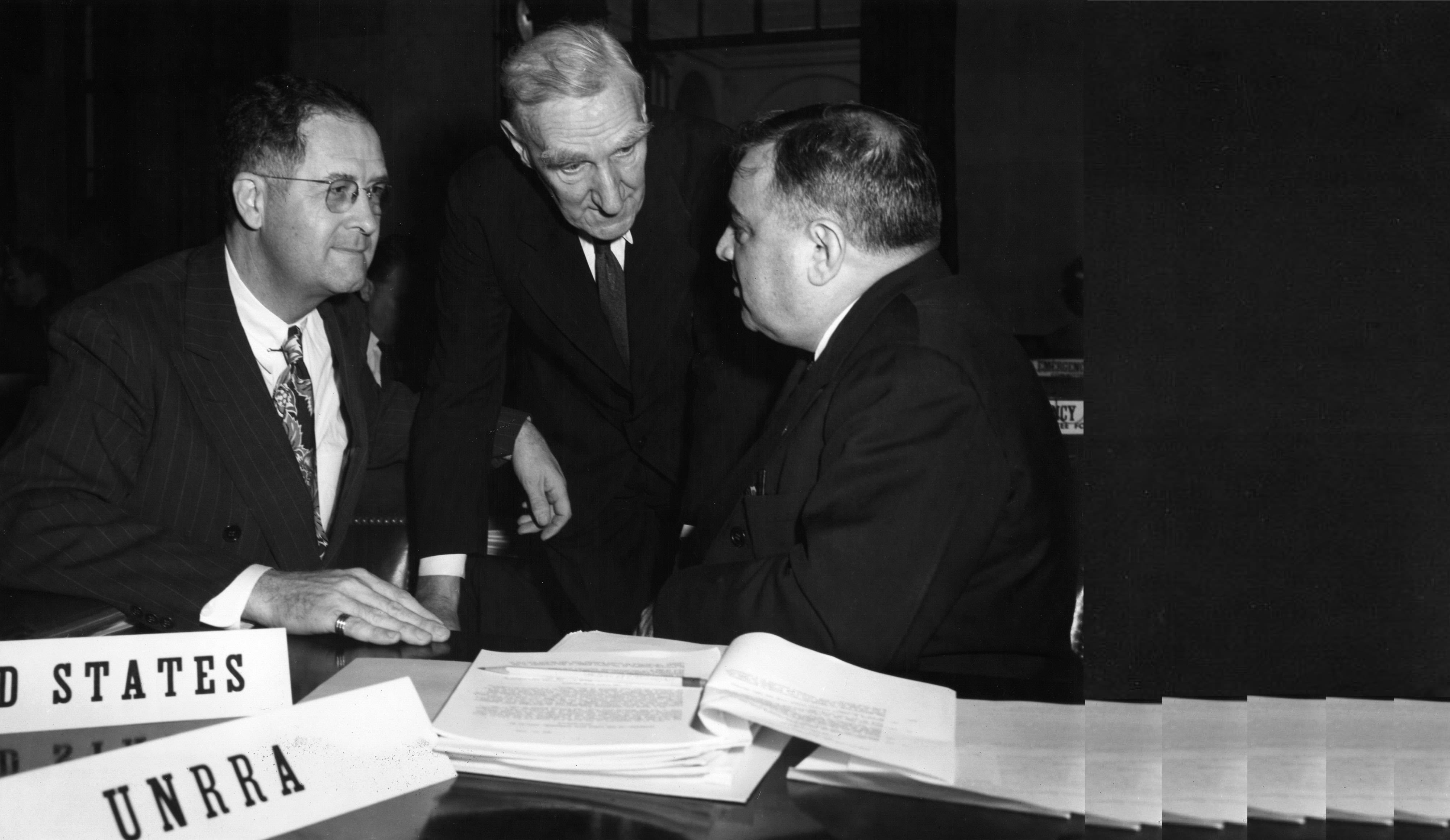 Boyd Orr with US delegates