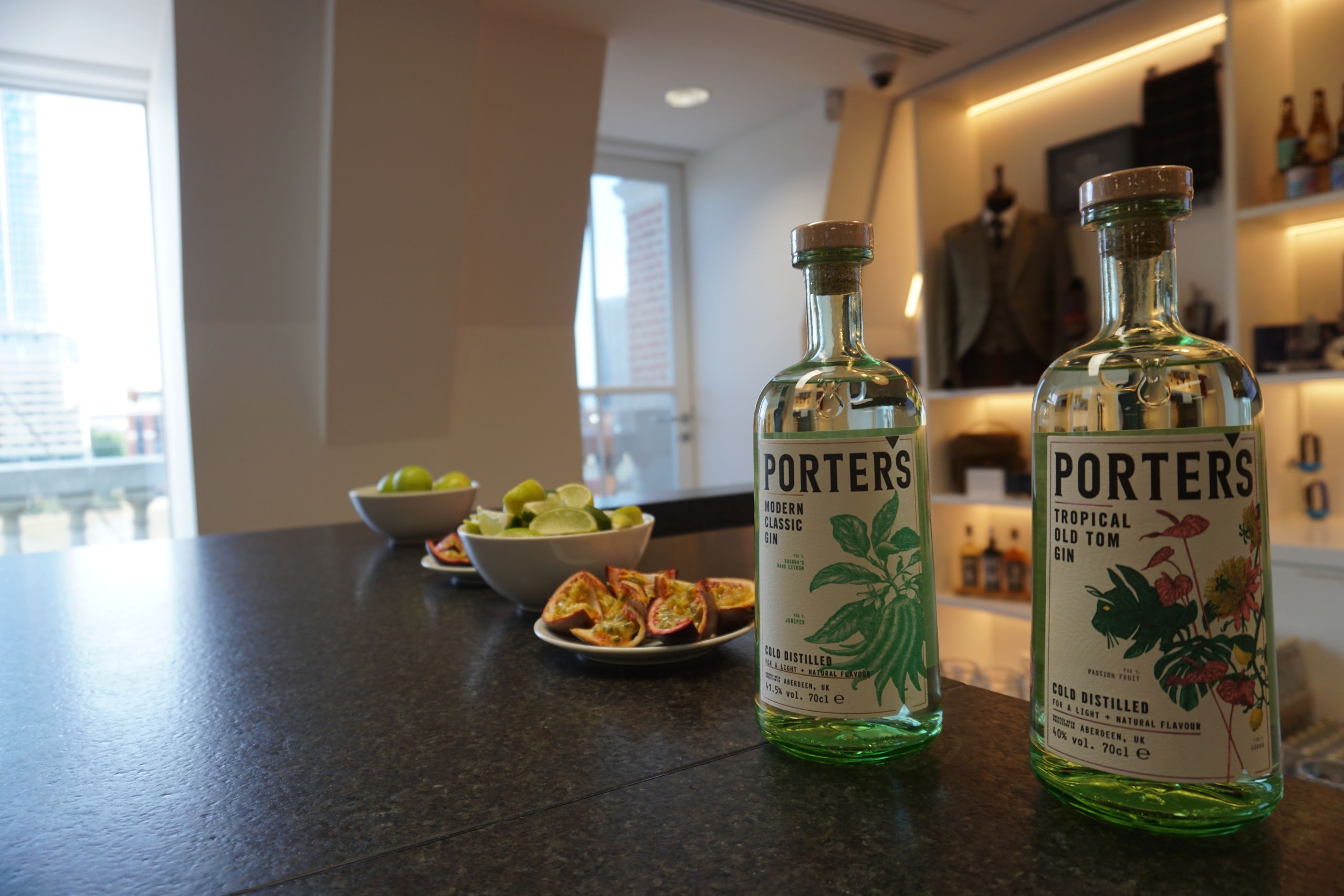 Bowls of nuts, grains and fruit on a wooden table