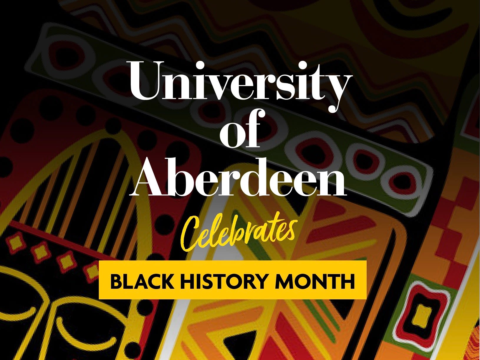 Black History Month banner