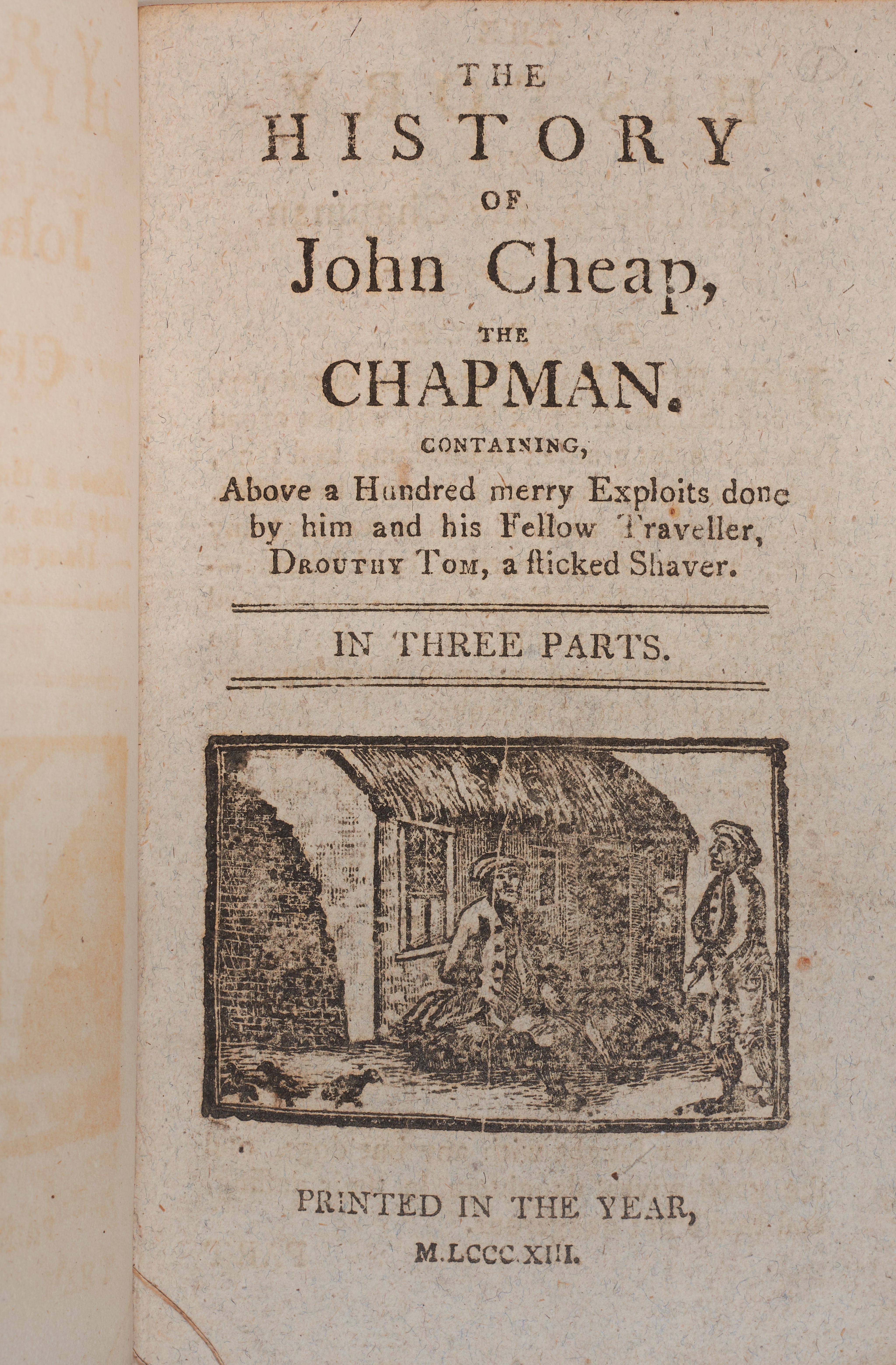 The title page of The History of John Cheap the Chapman.