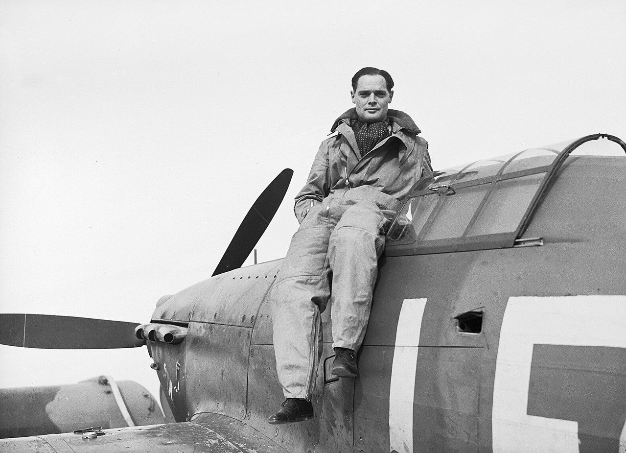 Douglas Bader pictured during the Battle of Britain (1940)