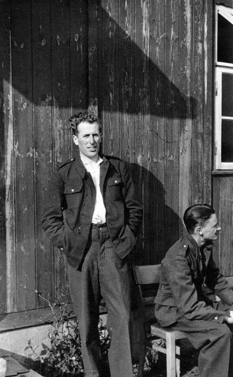 David Lubbock as a prisoner of war