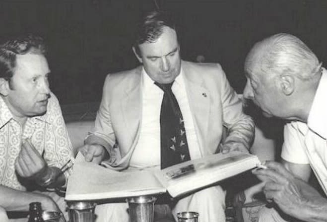 On Goering’s former yacht, Heidemann brought together, amongst many others, Lieutenant Colonel Eugene K. Bird, the U.S. Commandant of Spandau Allied Prison and SS-General Wilhelm Mohnke, commander of the SS Leibstandarte 