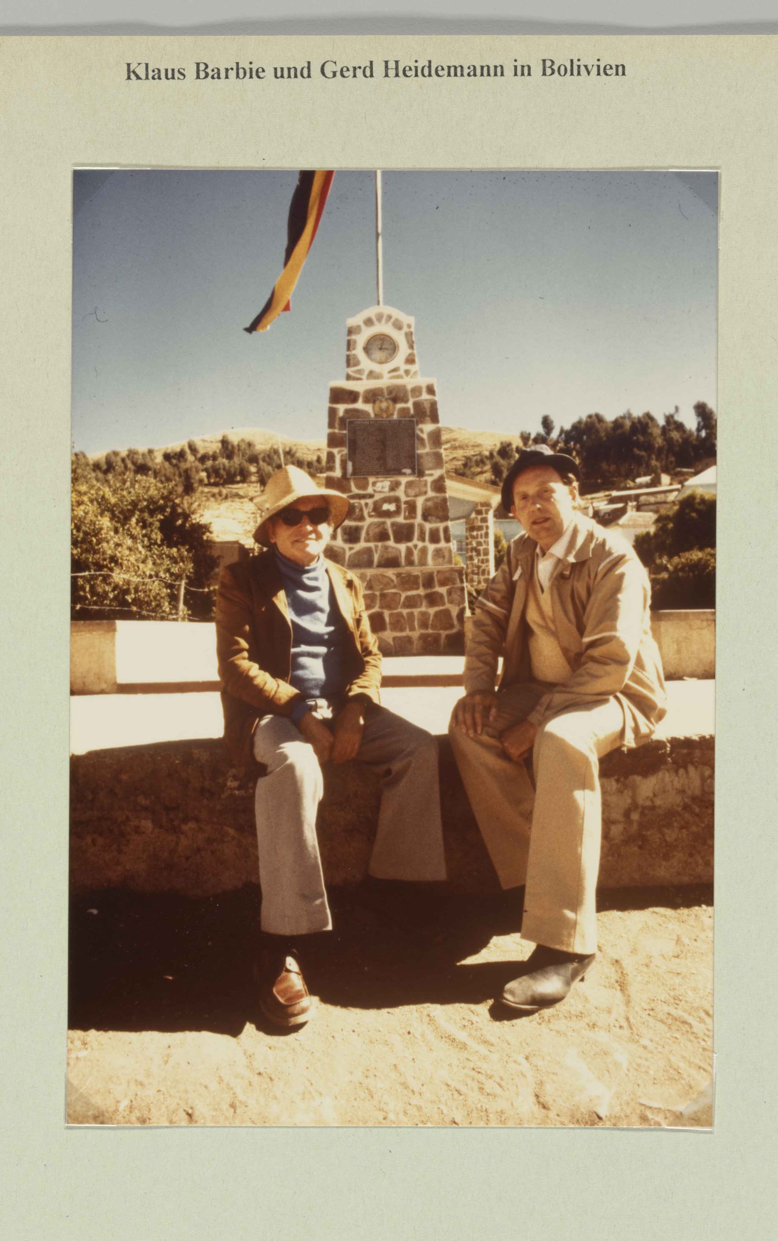 Klaus Barbie and Gerd Heidemann in Bolivia