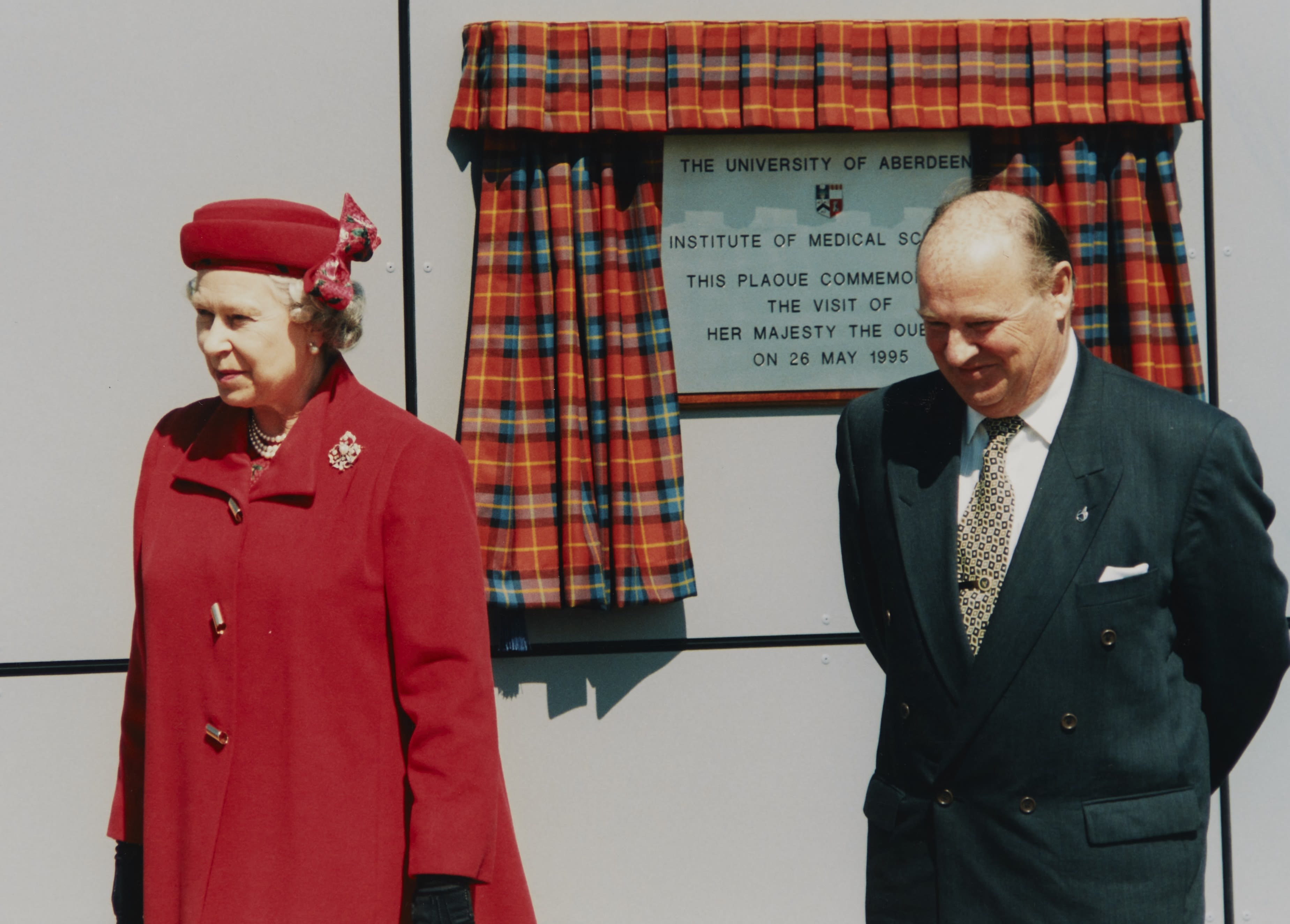 The Queen Opening the Institute of Medical Sciences in 1995