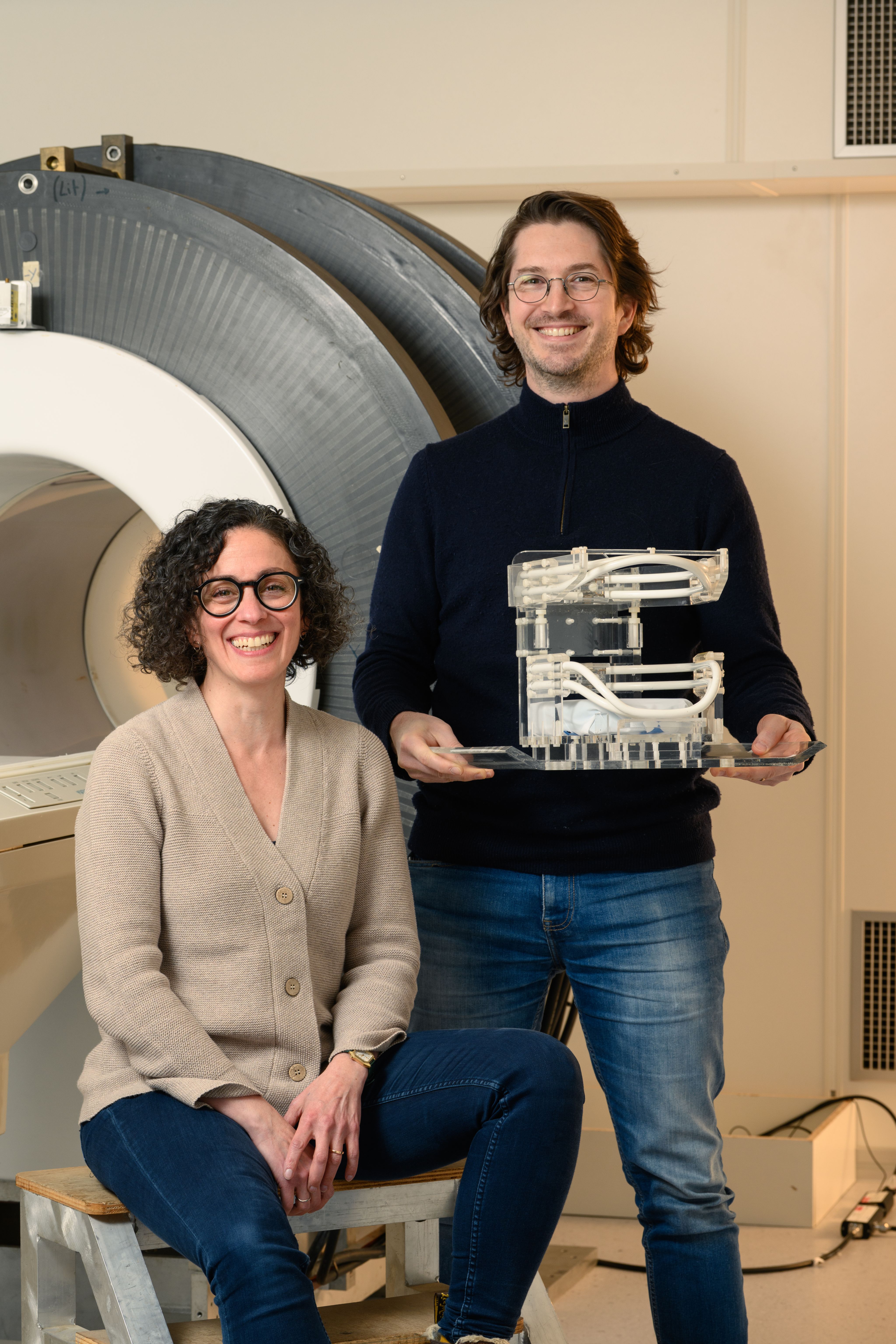 Dr Najat Salameh (left) and Dr Mathieu Sarracanie