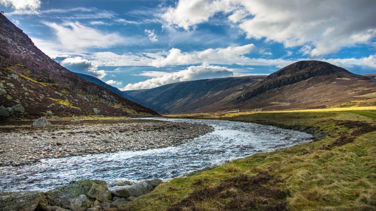 Landscape of Cairngorms National Park