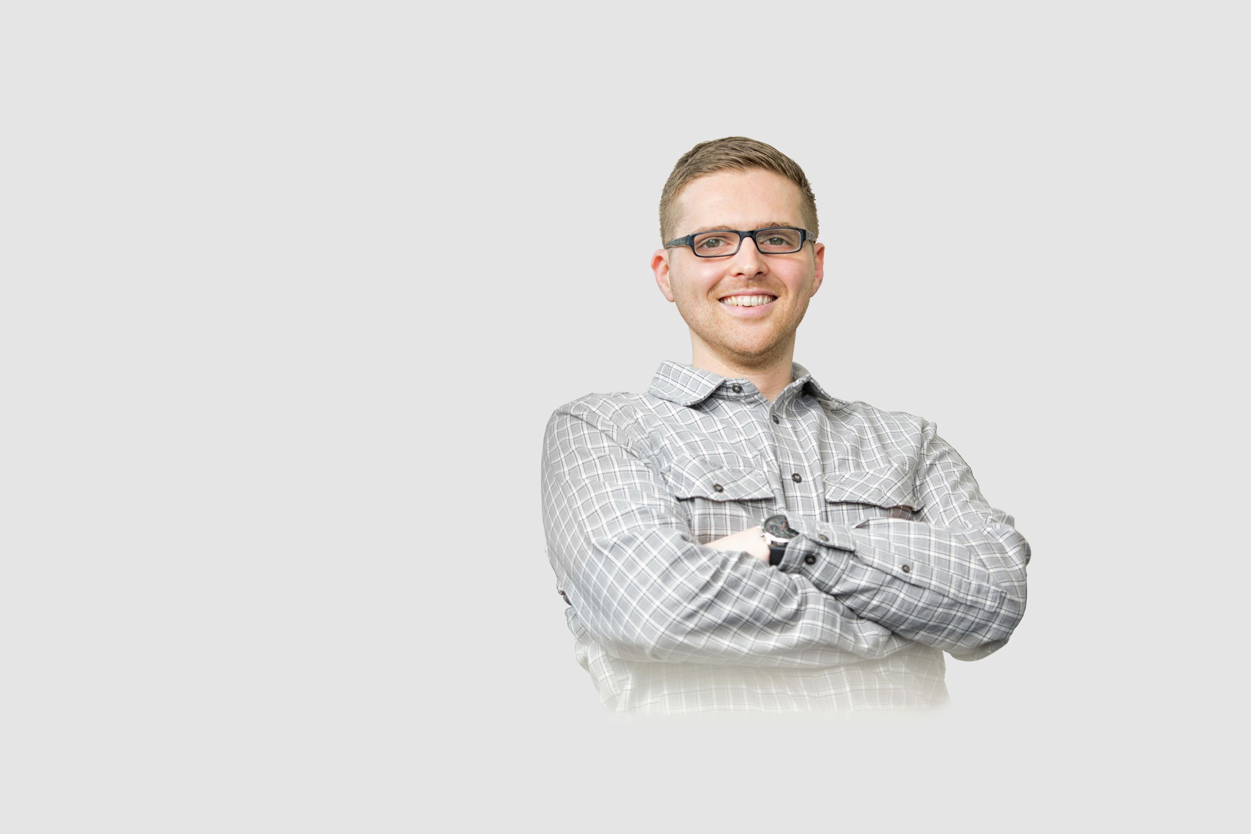 Photo of James Short on a white background.