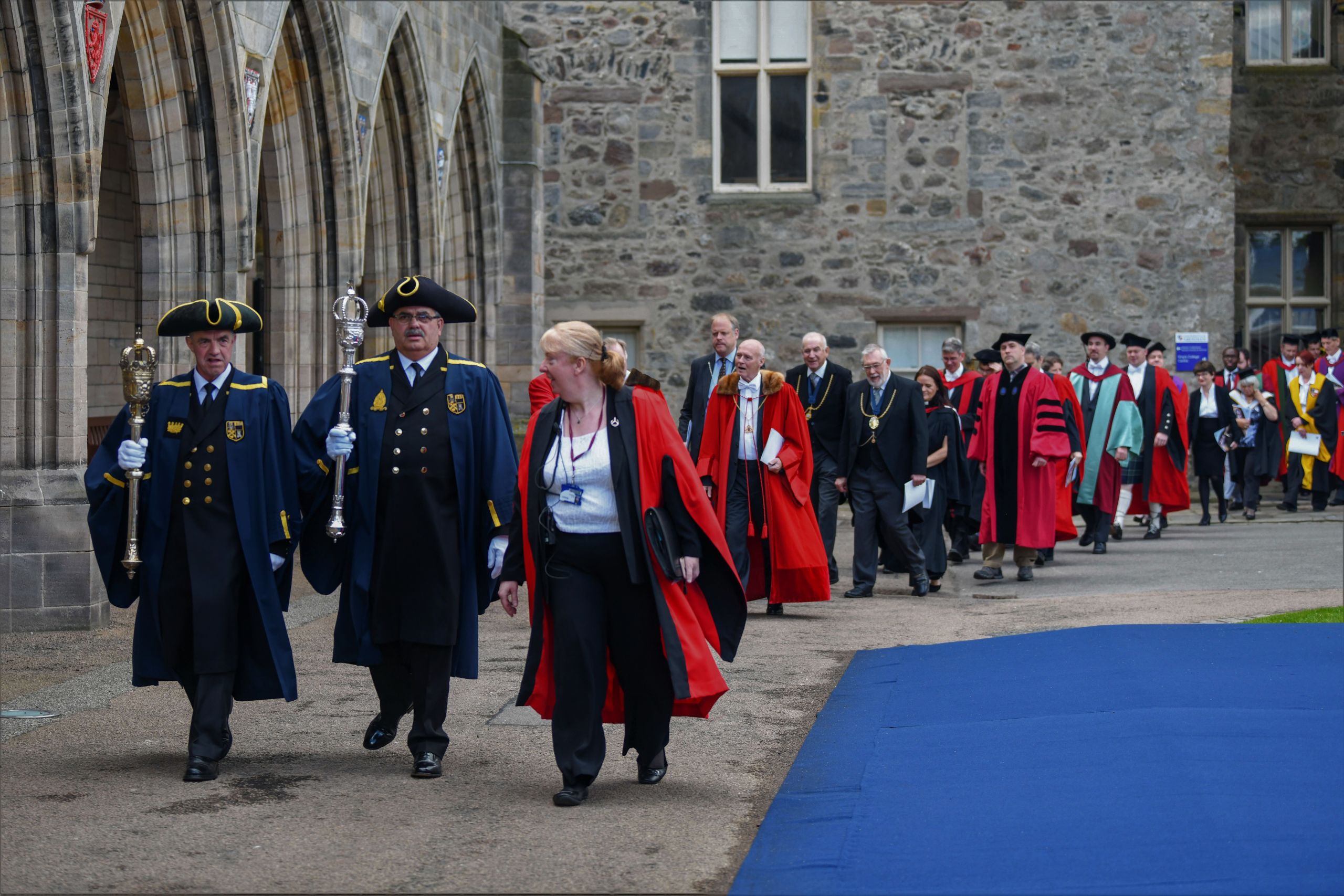 2019 Graduation Ceremony at the University of Aberdeen.