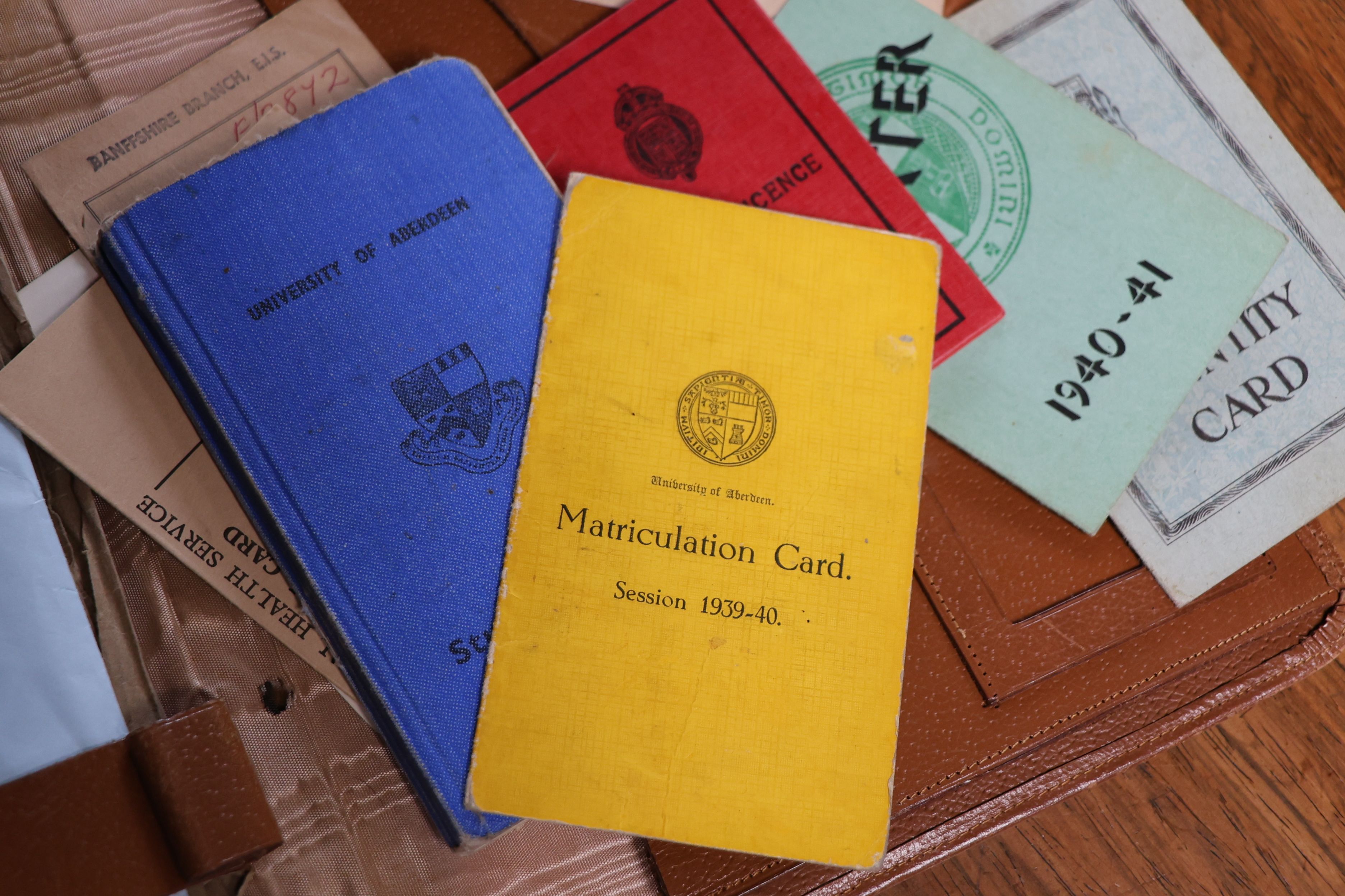 Wartime diaries and documents