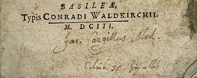 Signature James Cargill