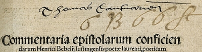 Signature of Thomas Cranmer